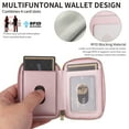 thumbnail image 4 of ELEHOLD for MagSafe Wallet,2024 Newest Wallet Zipper Card Holder RFID Blocking,Detachable Magnetic Wallet for iPhone 15/14/13/12/Phone Cases with Magnetic Suction/Phones with Magnetic Rings,Rosegold, 4 of 7