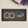 thumbnail image 3 of KLKCMS Solid Wood Flat Jewelry Tray, Rectangle Jewelry Display Tray, Drawer Dresser or D, 3 of 9
