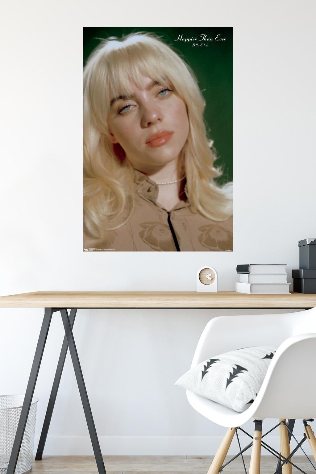 Billie Eilish - Headshot Wall Poster, 22.375" x 34"