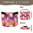 thumbnail image 2 of Haosy Retro Groovy Checkered Golf Mallet Putter Cover Strong Magnetic Leather Golf Club Headcover Closure, 2 of 7