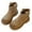 Khaki, variant on Little and Big Girls' Faux Fur Boots Slip-On Boots Soft Sole Thicken Flatform Comfortable Footwear Shoes Indoor Outdoor Winter Fashion Foorwear