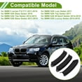 thumbnail image 3 of Cubierta de recorte de manija de panel de puerta del lado del pasajero delantero Unique Bargains para BMW X3 F25 2010-2016 Negro, 3 of 6