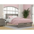 thumbnail image 2 of Bowery Hill Farmhouse Solid Wood Full Bed w/ Footboard with USB Charger in Gray, 2 of 4