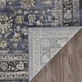 thumbnail image 3 of Couristan Zahara Floral Ferahan Rug, Navy/Creme, Multiple Sizes Available, 3 of 11