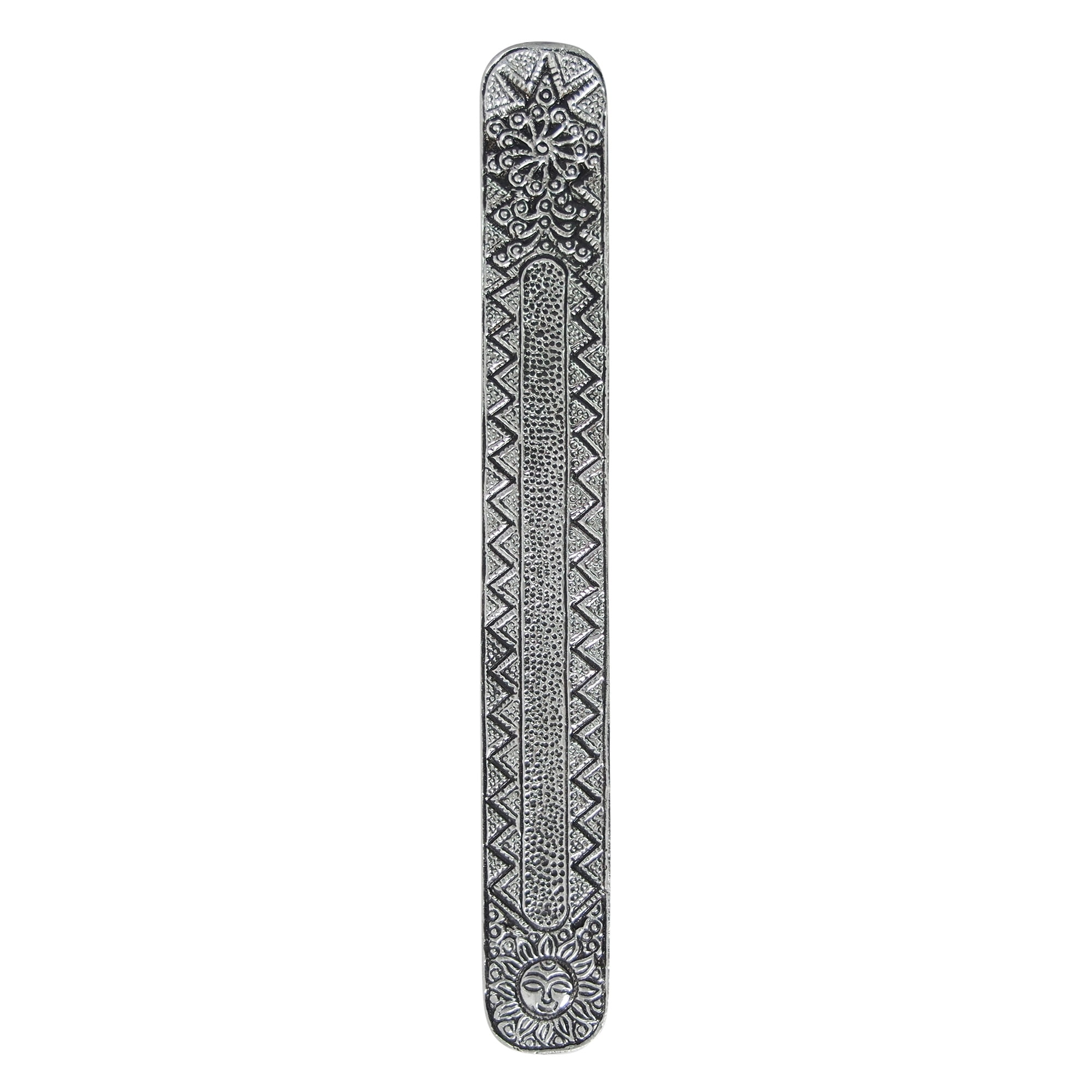 Hosley Silver Metal Designed Incense Stick Burner