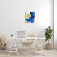thumbnail image 2 of Stupell Industries Bold Blue Yellow Shape Collage Vibrant Modern Abstraction, 36 x 48, Design by Urban Epiphany, 2 of 5