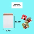 thumbnail image 2 of SSBM Cardboard Mailer Shipping Envelope Flat Rigid Mailer Choose: Size, Color & Pack, 2 of 3