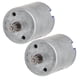 thumbnail image 2 of 2 piezas RC coche motor 150 motor RC coche eléctrico reemplazo para AE86 RC coche plata, 2 of 8