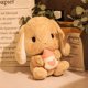 thumbnail image 5 of Conejo de peluche Kawaii de 22-43cm para niños, muñeco suave con cojín, almohada, regalos de cumpleaños, 5 of 5