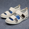 thumbnail image 2 of Sandalias informales de ortopedia, zapatos hinchados de pies anchos, ajuste de la eversión del pulgar, zapatos suaves y cómodos para diabéticos, zapatos para mamá y papá, 2 of 5