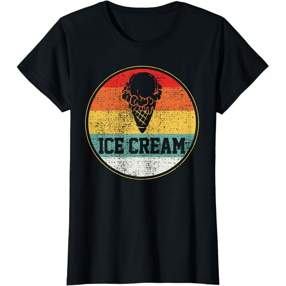 Ice Cream Retro Vintage Summer Treats Cool T-Shirt