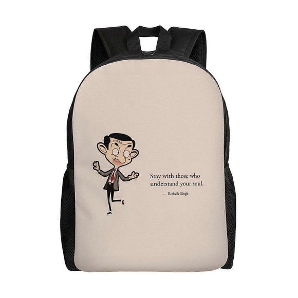 Cute Mr. Bean School Bag Cartoon Backpack Fashion Boys Bag Student Schoolbag Travel Backpack