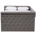 thumbnail image 3 of Baxton Studio Amaya Lit de Jour Capitonné Gris, 3 of 8