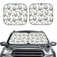 thumbnail image 2 of Goofa Cute French Bulldog Pattern 2 Piece Car Windshield Sun Shade Foldable | Front Windshield Shade for Sun, Heat and UV Rays | Sunshade for Car Front Window-Large, 2 of 7