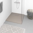 thumbnail image 1 of vidaXL Plateau de Base de Douche SMC Brun 80x80 cm, 1 of 5