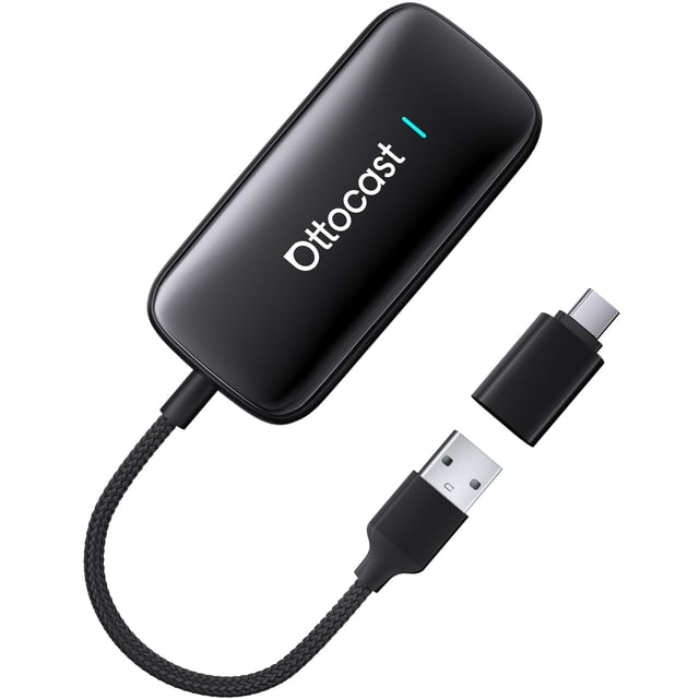 Adaptador inalámbrico CarPlay y Android Auto OTTOCAST Play2Video