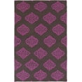 thumbnail image 2 of Hauteloom Doran Wool Living Room, Bedroom Area Rug - Contemporary - Medium Purple, Dark Brown - 8' x 11', 2 of 7