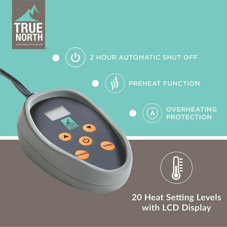 True North by Sleep Philosophy Heated Blanket Walmart
