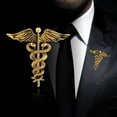 thumbnail image 2 of Men Suit Brooch Tie Corsage Fashionable Classic Brooch Pins Badge Jewelry Antique, 2 of 8