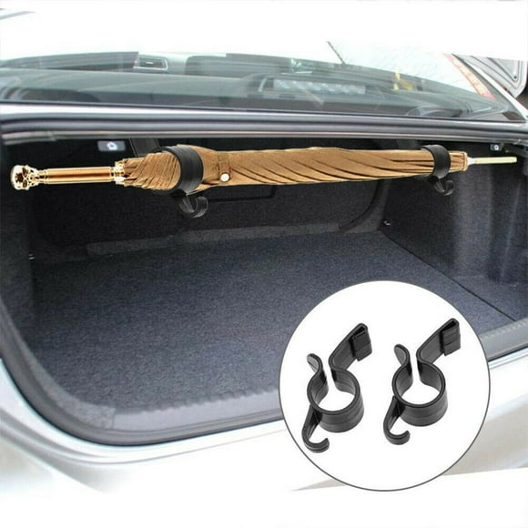 2x Porte-Serviettes de Coffre de Voiture Porte-Parapluie Porte-Vêtements Crochet de Rangement de Voiture