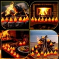 thumbnail image 5 of 50 Pcs Mini Resin Fire Miniature Flame Figurines Christmas Tiny Fake Fire Campfire Model Gift Micro Town Accessories for Xmas Small Village Accessories DIY Scene Garden Home Landscape Decor, 5 of 6