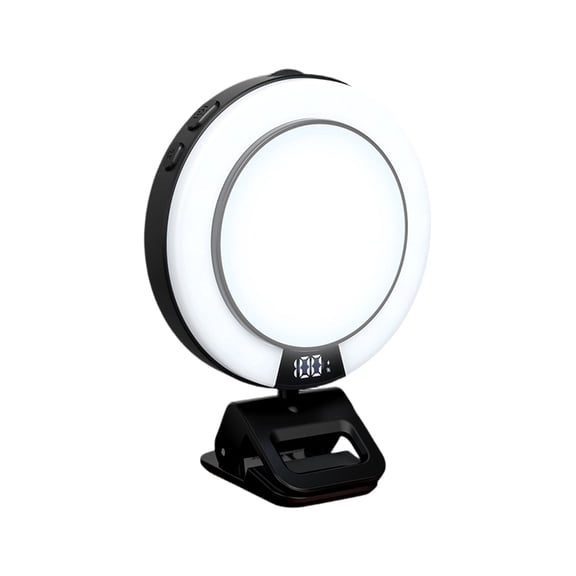 USB Rechargeable Rings Light Adjustable Color Temperature Selfie Light For Phone Laptop Live Broadcasts