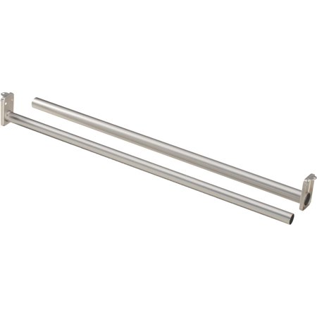 National 30 In To 48 In Adjustable Closet Rod Satin Nickel