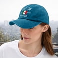 thumbnail image 4 of Fiudx Gorra de Algodón Lavado, Ajustable, Estampado Llamativo de México, Tela Suave y Cómoda, Ideal para Uso Diario y Deportes Al Aire Libre, Accesorio de Moda Elegante, Lavable y de Fácil Cuidado., 4 of 6