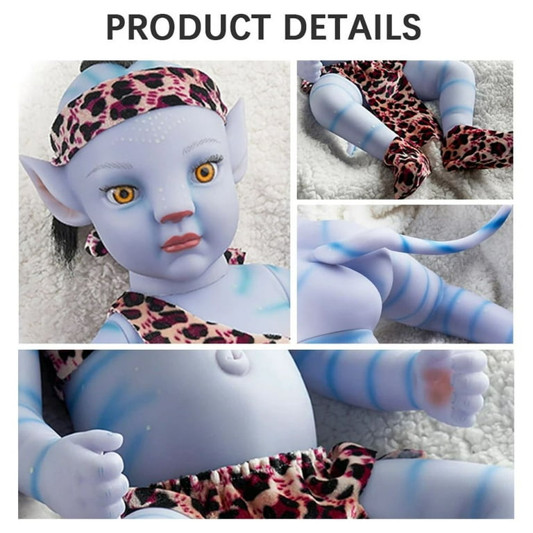 Reborn Baby Dolls - Fully Silicone With Hair, Boy Avatar