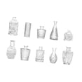 thumbnail image 4 of 10 jarrones de cristal con forma de capullo para arreglos florales, decoración del hogar, ligeros y bonitos. Transparente, 4 of 9