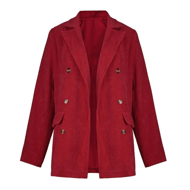 Corduroy pea 2025 coat womens