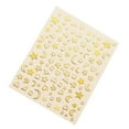 thumbnail image 2 of serony 1 Sheet 3D Nail Art Stickers Moon Star Decals Metallic Geometry Manicure DIY Decoration Tool,Type 2, 2 of 9