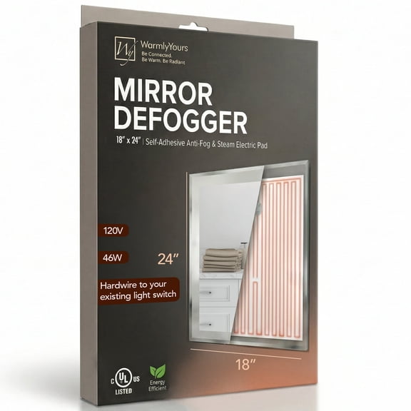 WarmlyYours FFM-1824 Mirror Defogger 18in x 24in Rect