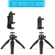 Smartphone Tripod Adapter Universal Cell Phone Holder Mount Clamp 360° Rotation