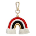 thumbnail image 2 of CNKOO Weaving Rainbow Keychains Bohemian Style Fashion Accessory Chic Woven Hanging Decor Keyholder Decoration Colorful Bag Pendant, 2 of 8