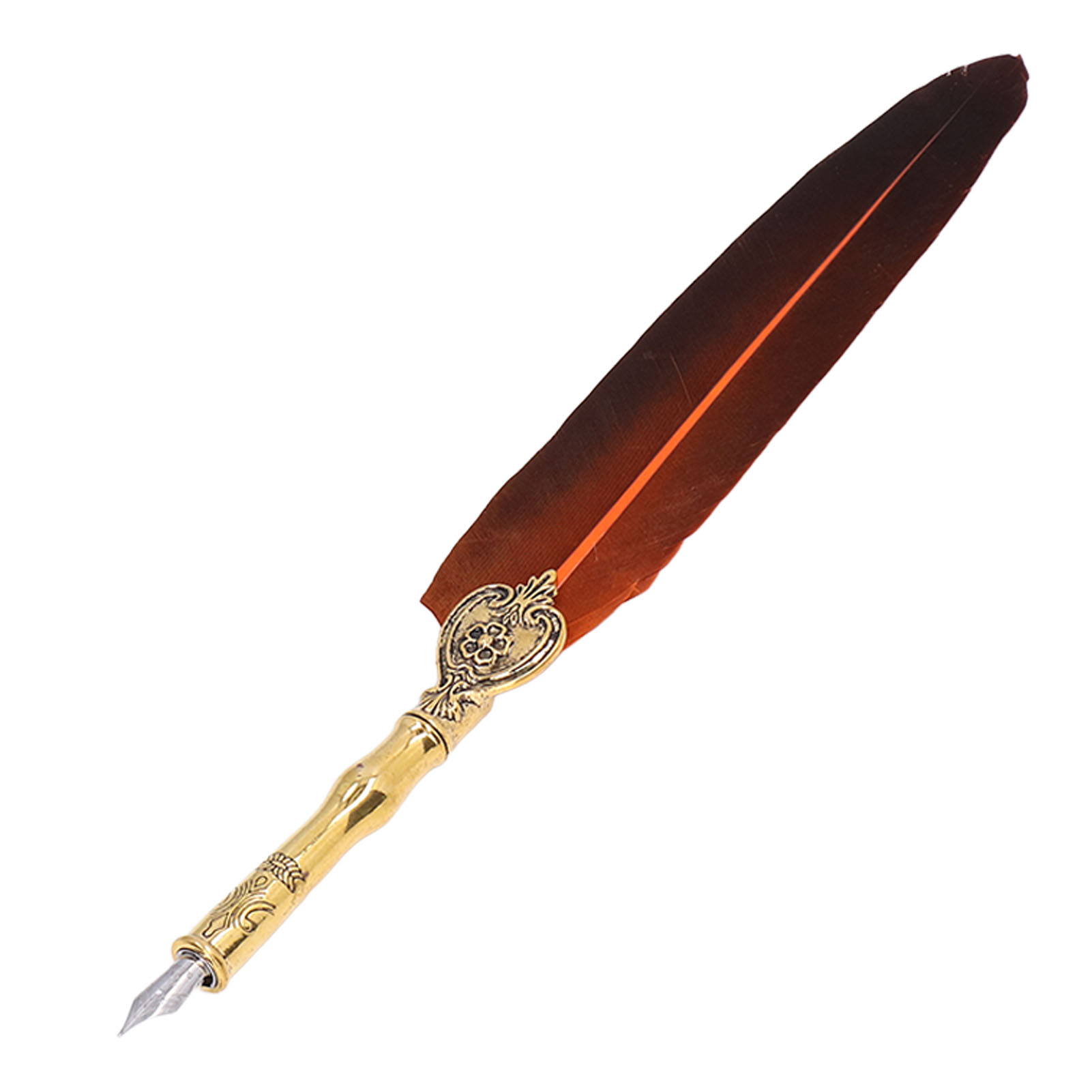 Feather Pen, Vintage Elegant Exquisite Pattern Smoothly Writing