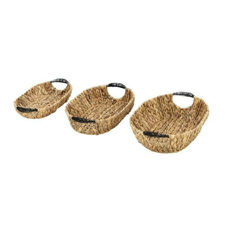 Hyacinth Pack - Studio 350 Outstanding Hyacinth Metal Baskets (Pack of 3)