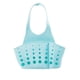 thumbnail image 5 of Yuarrent Bolsa de almacenamiento de esponja para platos de cocina, 1 Uds., soporte para fregadero, bolsa de drenaje colgante portátil para el rosado 2Conjunto, 5 of 6