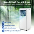 thumbnail image 6 of Gymax 8000 BTU portable air conditioner air cooler portable ac portable ac unit floor air conditioner, 6 of 10
