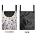 thumbnail image 7 of SEANATIVE Purple Flower Clothes Pin Bag for Outside Clothespin Bag Holder 2 Pack Reusable Clothespin Bag Soft Clothes Pin Hanging Bag Clothespin Bag Ourdoor Decor Accessories, 7 of 7