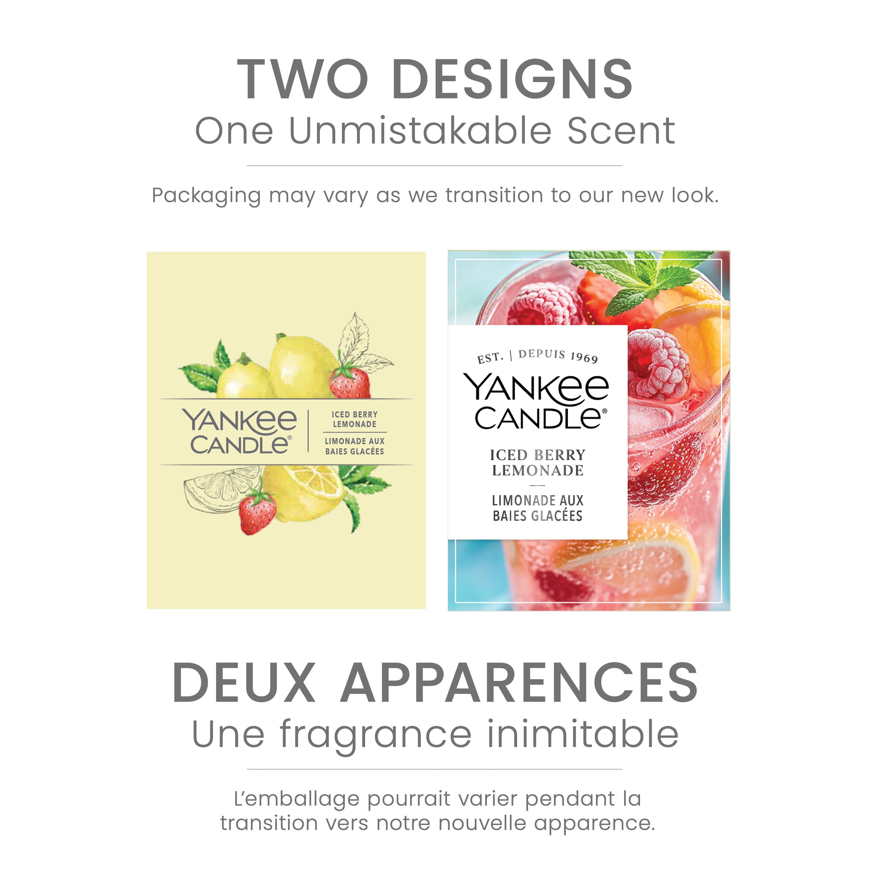 Yankee Candle Medium Perfect Pillar Candle, Iced Berry Lemonade – Scented with up to 115 Hours of Burn Time, Premium Plant Wax Blend for Consistent Long Lasting Scent from First to Last Burn