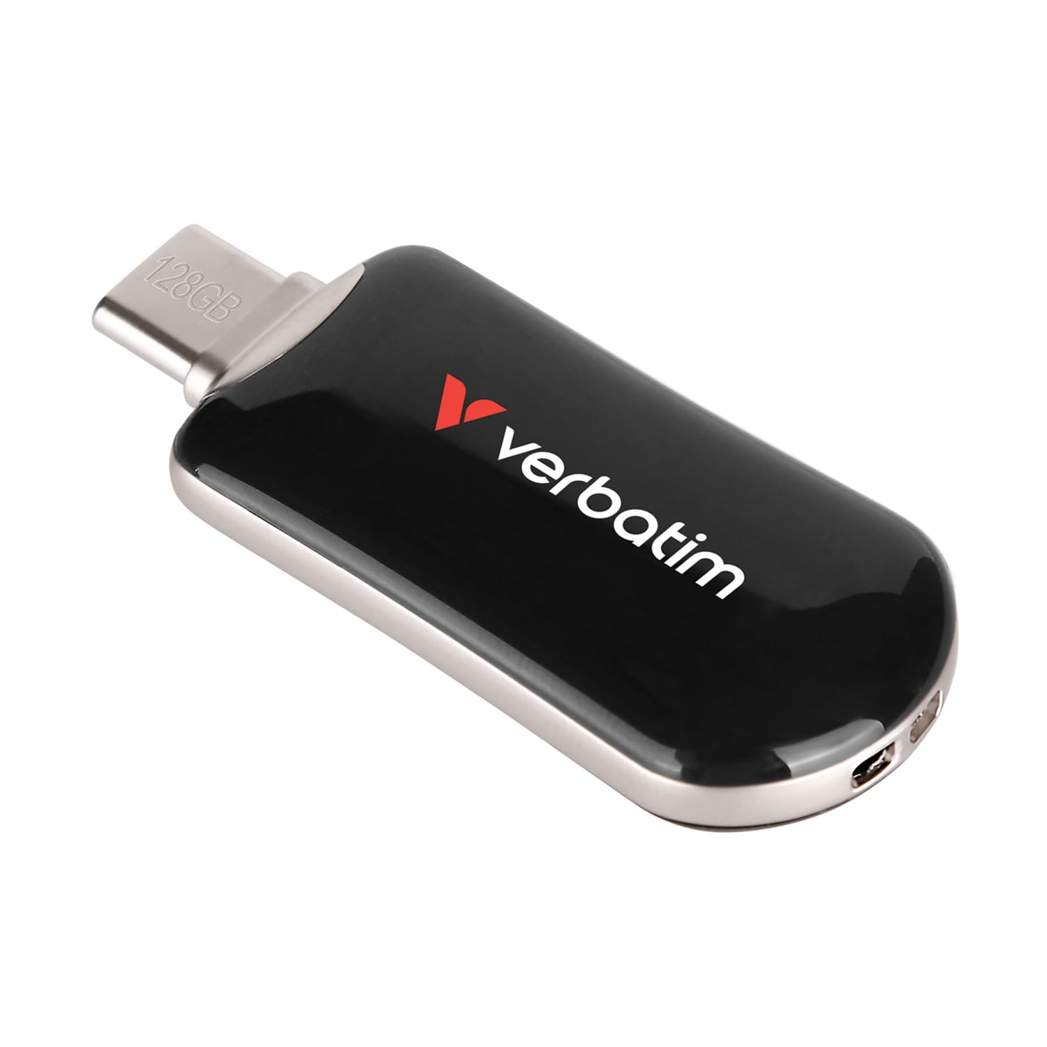 Verbatim Plectra USB-C Flash Drive, Black (128 GB)