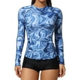 thumbnail image 1 of BeautyIn Women's Sun Protection UPF 50+ Rash Guard Short Sleeve Swim Shirt, 1 of 6