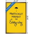 thumbnail image 3 of Disney Mary Poppins - Practically Perfect Wall Poster, 22.375" x 34", Framed, 3 of 3