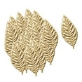 thumbnail image 1 of 100 piezas de follaje artificial para decorar bodas, hogares, Navidad y jardines. Oro, 1 of 9