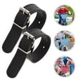 thumbnail image 1 of SKISUNO 4pcs Kids Bike Streamers Bike Basket Straps Secure Attachment Black For Fun Rides, 1 of 8