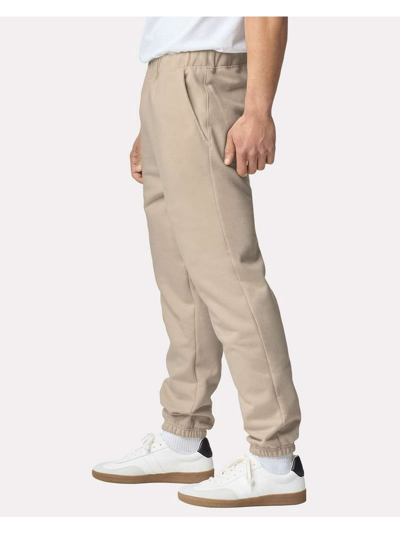 Gildan SF100 Softstyle Midweight Pocket Sweatpants-Sand-L