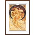 thumbnail image 2 of Art.com Dance Art Print by Alphonse Mucha, Brown Frame Wall Art, 21" x 29", 2 of 5