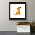 thumbnail image 5 of Gallery Pops Disney The Lion King - Young Simba Wall Art, Black Framed Version, 12" x 12", 5 of 5