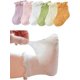 thumbnail image 1 of Calcetines de algodón con volantes y encaje de princesa para niñas pequeñas, paquete de 6 unidades, finos, 1 of 5